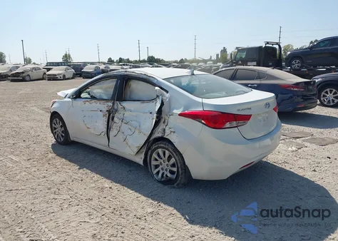 2013 Hyundai Elantra Gls из США, поврежденный, VIN 5NPDH4AE2DH198455